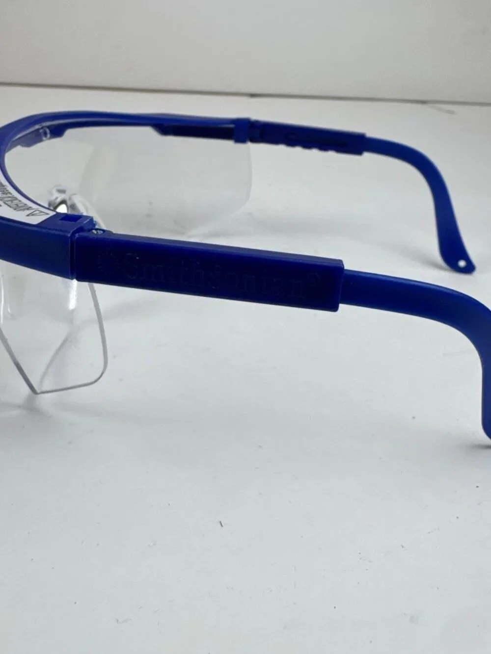 Smithsonian Toy Safety Glasses Blue Clear Protective Eyewear Costume Roleplay